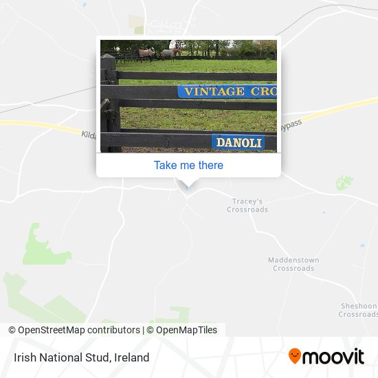 Irish National Stud map