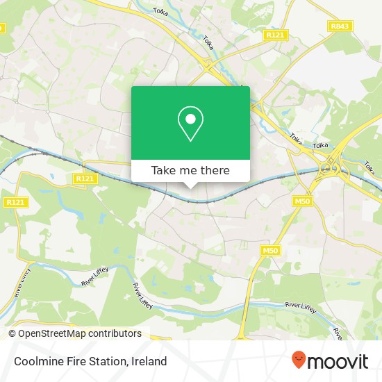 Coolmine Fire Station map