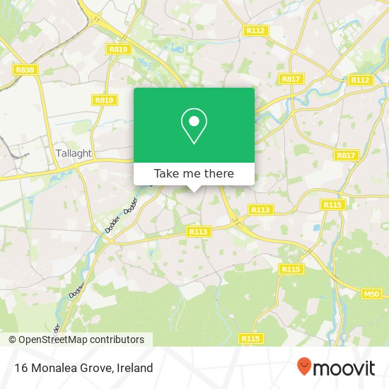 16 Monalea Grove map