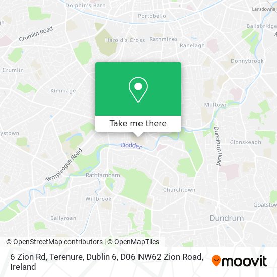 6 Zion Rd, Terenure, Dublin 6, D06 NW62 Zion Road plan
