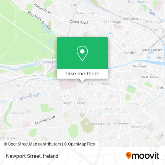 Newport Street map