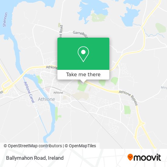 Ballymahon Road map