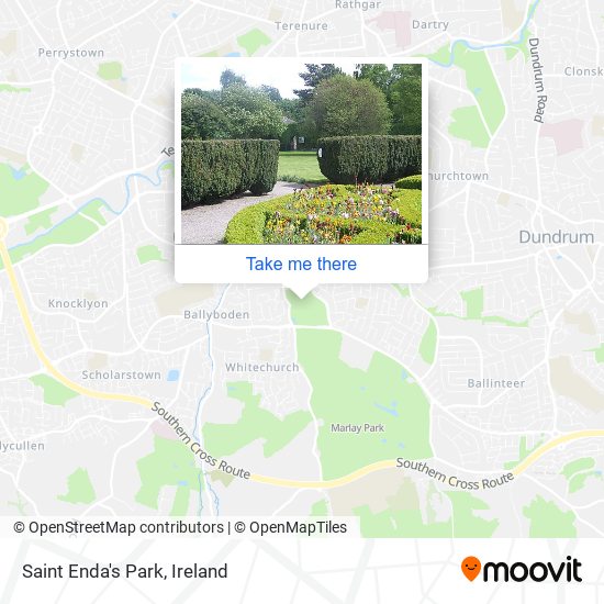 Saint Enda's Park plan