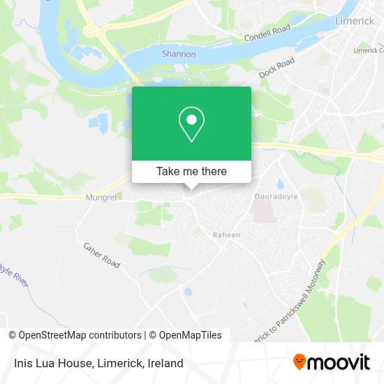 Inis Lua House, Limerick map