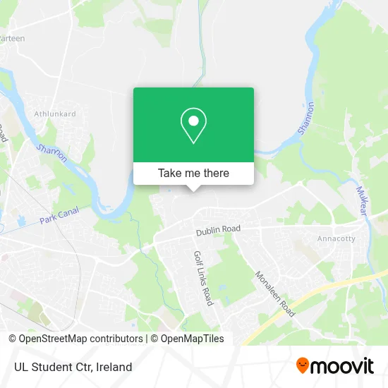 UL Student Ctr map