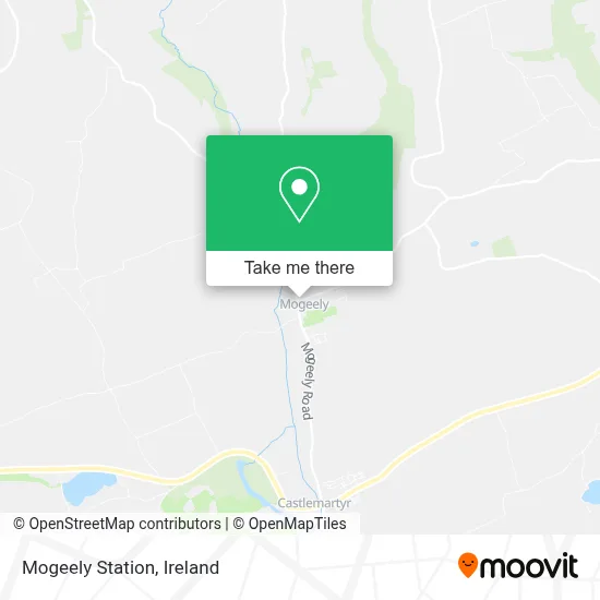 Mogeely Station map
