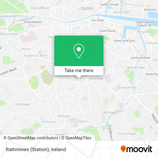 Rathmines (Station) map