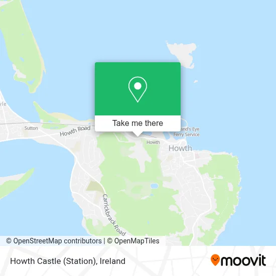 Howth Castle (Station) map