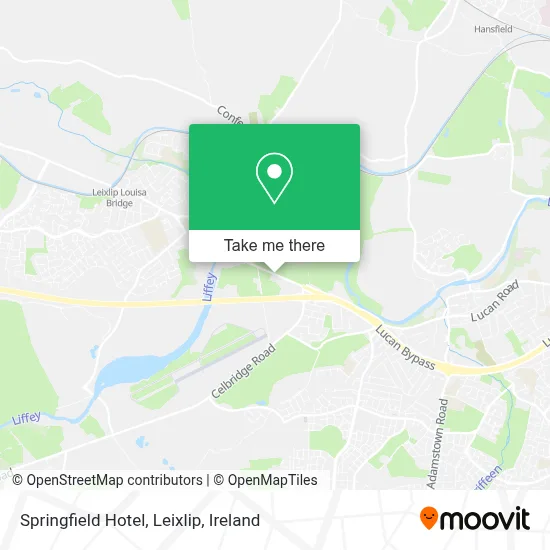 Springfield Hotel, Leixlip map