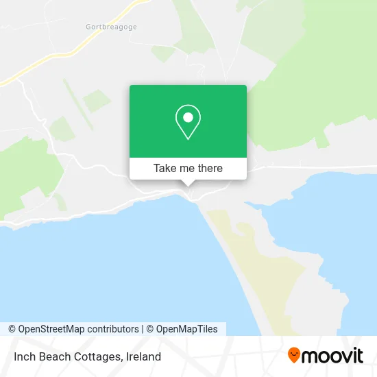 Inch Beach Cottages map