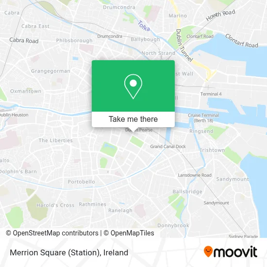 Merrion Square (Station) map