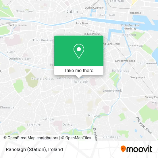 Ranelagh (Station) map