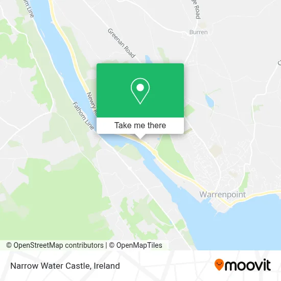 Narrow Water Castle map