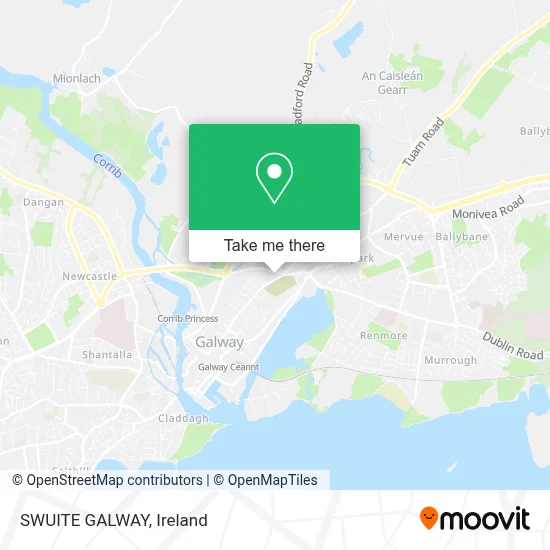 SWUITE GALWAY map