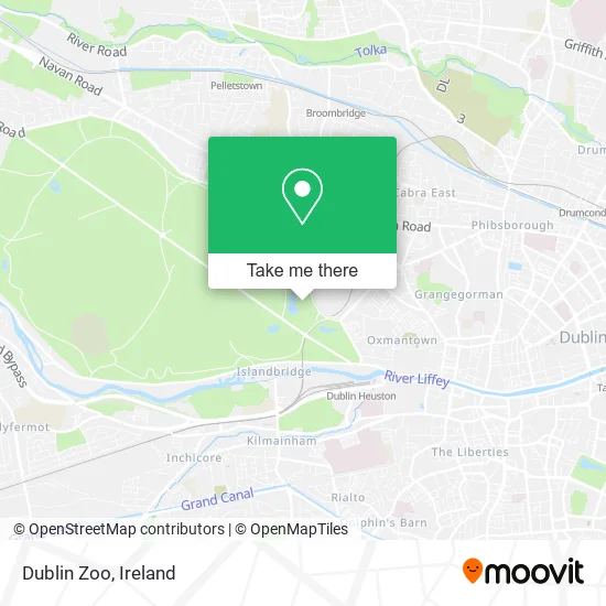 Dublin Zoo map