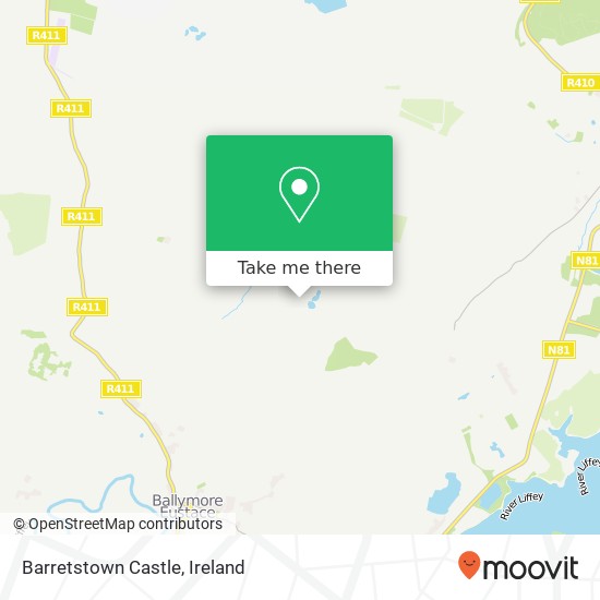 Barretstown Castle map