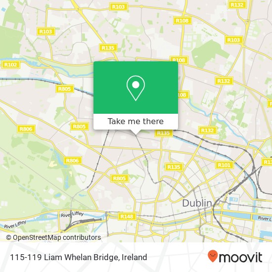 115-119 Liam Whelan Bridge map