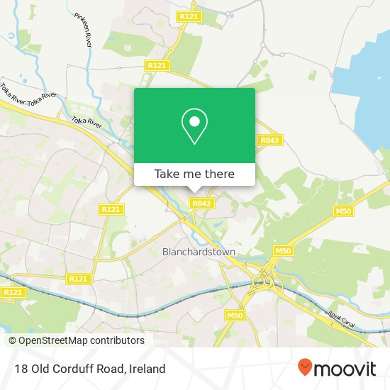 18 Old Corduff Road map