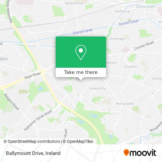 Ballymount Drive map