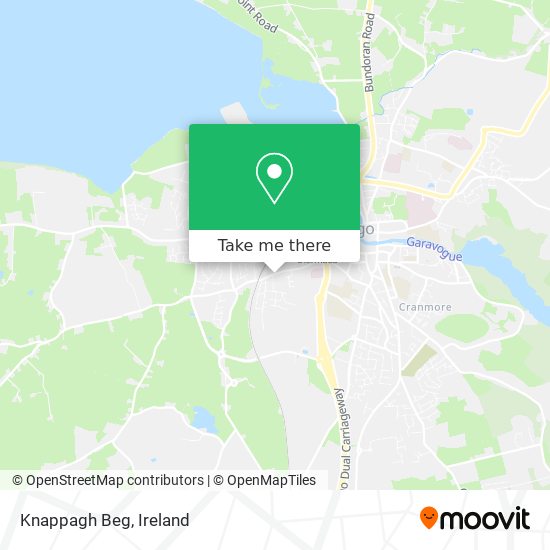 Knappagh Beg map