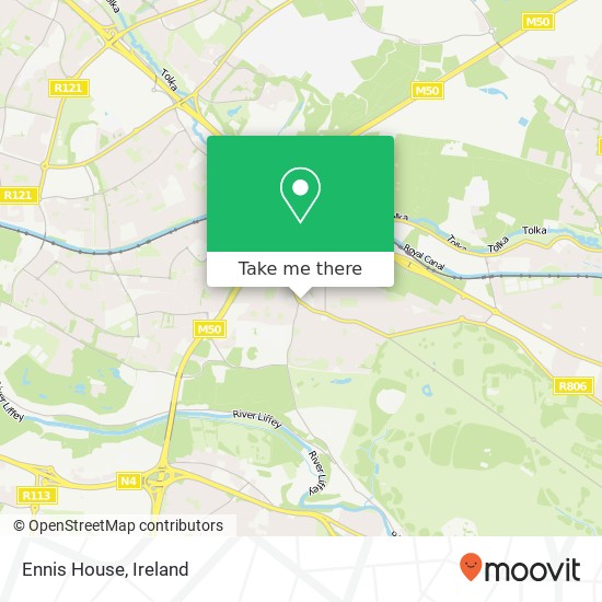 Ennis House map