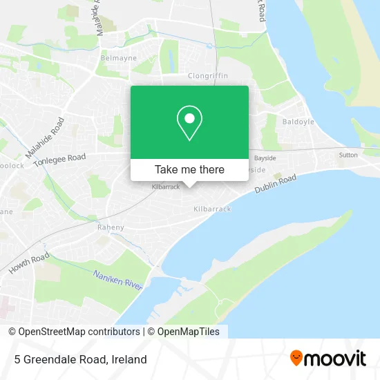 5 Greendale Road map