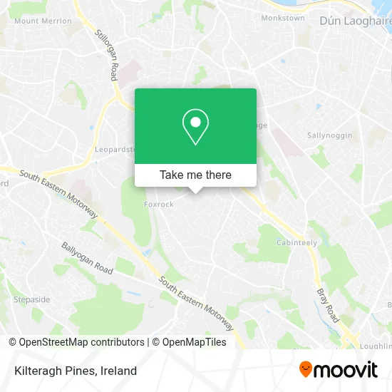 Kilteragh Pines map