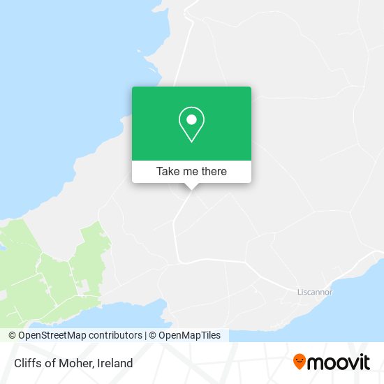 Cliffs of Moher map