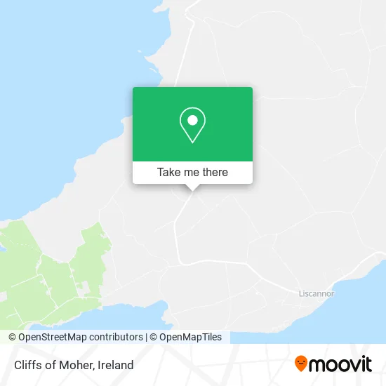 Cliffs of Moher map