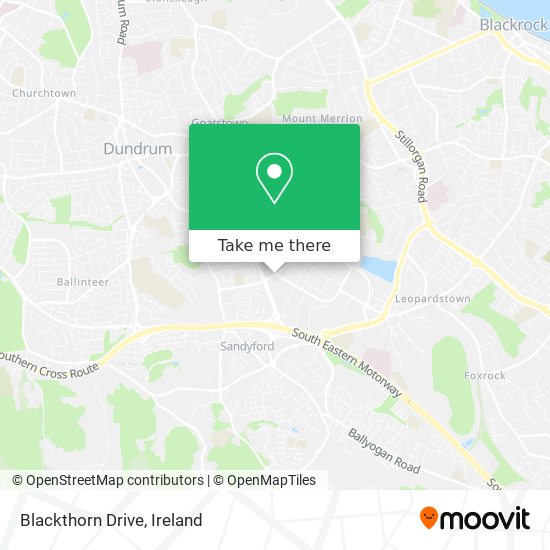 Blackthorn Drive map