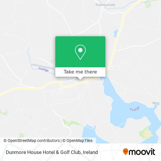 Dunmore House Hotel & Golf Club map