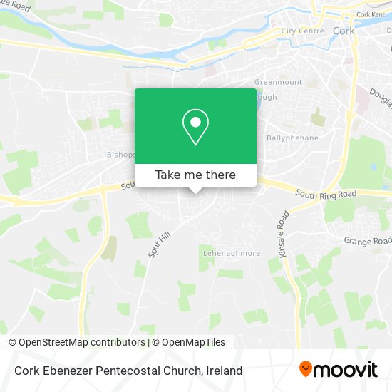 Cork Ebenezer Pentecostal Church map
