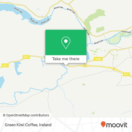 Green Kiwi Coffee map