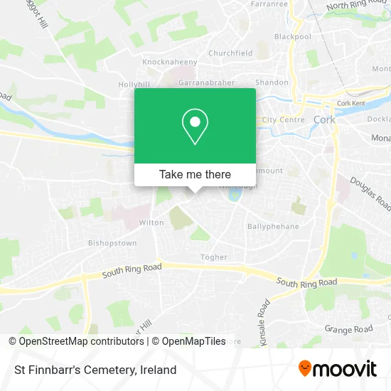 St Finnbarr's Cemetery map