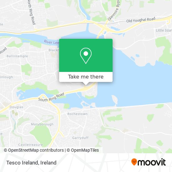 Tesco Ireland map