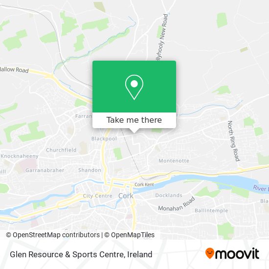 Glen Resource & Sports Centre map