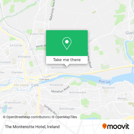 The Montenotte Hotel map