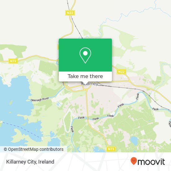 Killarney City map