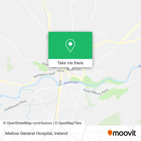 Mallow General Hospital map