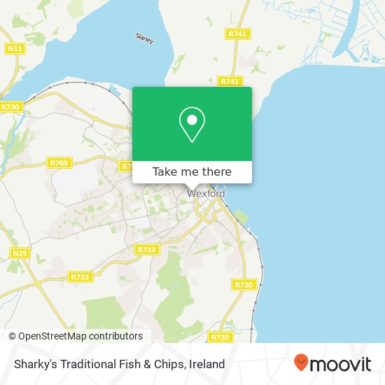 Sharky's Traditional Fish & Chips map