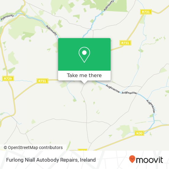 Furlong Niall Autobody Repairs map