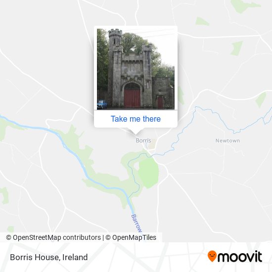 Borris House map