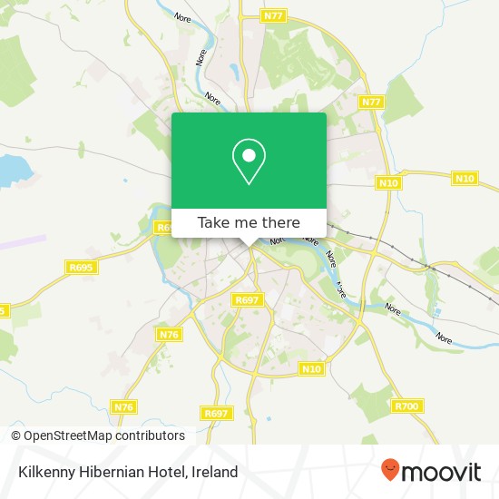 Kilkenny Hibernian Hotel map