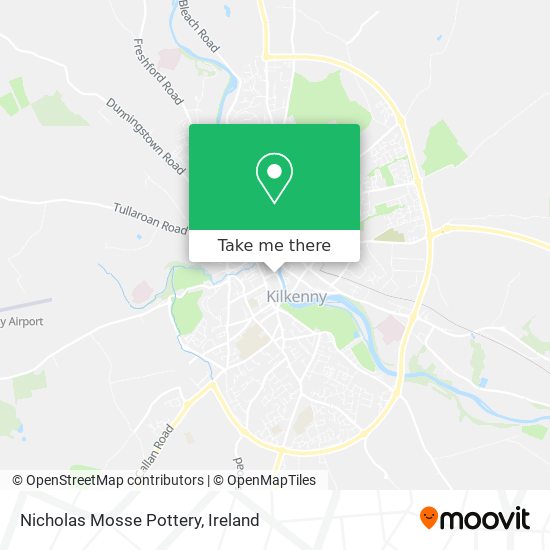 Nicholas Mosse Pottery map