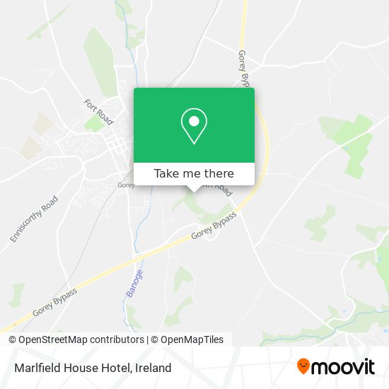 Marlfield House Hotel map