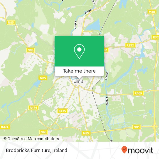 Brodericks Furniture map