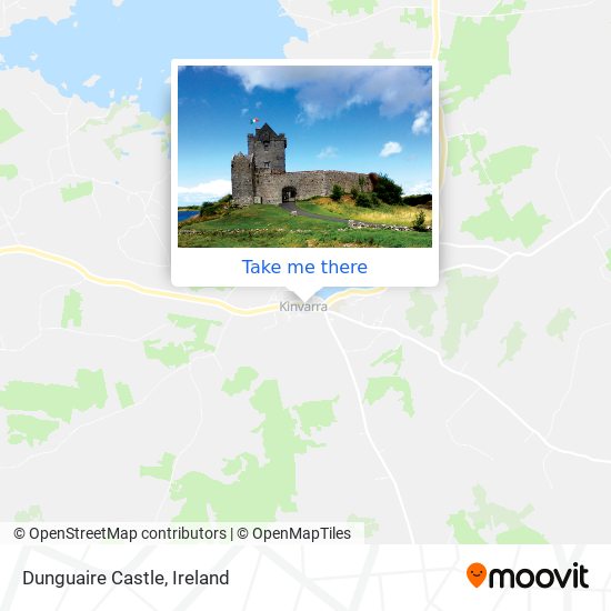 Dunguaire Castle map