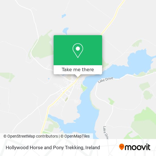 Hollywood Horse and Pony Trekking map