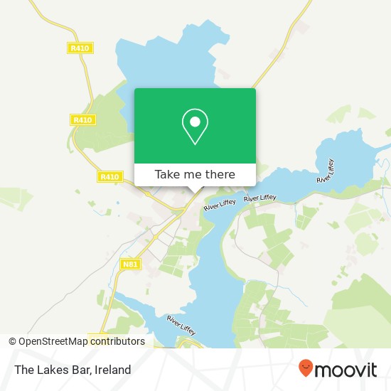 The Lakes Bar map