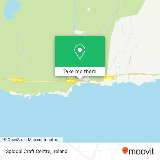 Spiddal Craft Centre map